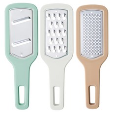 日本三合一多功能刨絲器切片器磨泥器3件組, 1套, 日系簡約色系