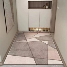 AFAMIC 艾法 高質感玄關防刮落塵 刮泥吸水腳踏地毯/比利時絲圈絨印花地墊, 1個, 抽象線構