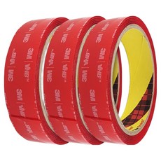 3M VHB 3M VHB 超強力壓克力泡棉透明雙面膠帶 20mm x 2.2m, 3個