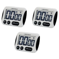 LAB&TOOLS Dretac數位計時器 T-291 藍色, 黑色, 3個