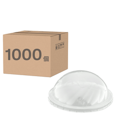 半球PET蓋 GIC-01F, 透明色, 1000個