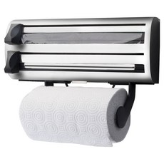 ibili 3in1廚房衛生紙架, 霧銀色, 1個