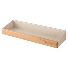 SHCJ 生活采家 免打孔櫸木收納置物架/瓶罐架/壁掛架, 原木色, 1層