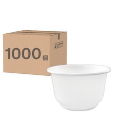 萬福 白色500射出碗, 1000個裝, 1箱