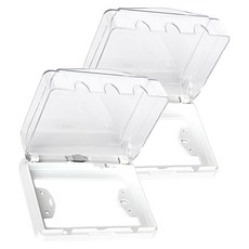 Neon 台灣霓虹 120型電源雙插座防水蓋, 2個