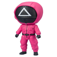 BANDAI 萬代 Figuarts mini 魷魚遊戲 △面具人公仔 代理, 1個