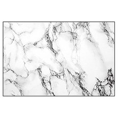 LZQ 仿真大理石紋壁紙 防油汙廚房壁貼 廚房防油壁貼紙 磁磚貼 自黏式墻紙 墻貼 A黑石紋, 1個