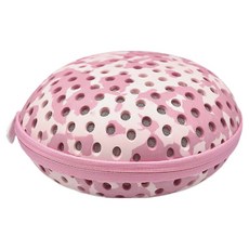 Royhome EVA防變形胸罩洗衣網收納包 小型 18*8cm, 1個, 粉色