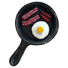 KODACHIEF 廚房裝飾獨特冰箱磁鐵, 4 培根煎鍋