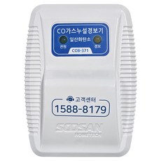 SOOSAN 瓦斯洩漏警報器, 1個, 白色