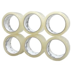 3M Scotch 311 OPP 低溫用封箱膠帶 透明 48mm x 50m, 6個, 單一顏色