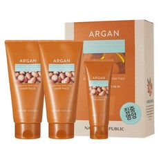 NATURE REPUBLIC 摩洛哥堅果精華深層修護髮膜雙件組, 1套