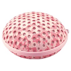 Roi Home EVA防變形胸罩洗衣袋 收納袋 大型(24 x 8 cm), 1個, 粉紅色