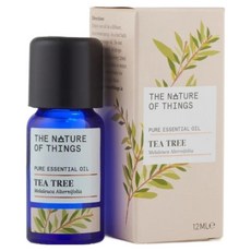 THE NATURE OF THINGS 自然之事 100%單方純精油 新鮮清辣香氣/抑菌淨化/居家護理/家事幫手, 1個, 茶樹, 12ml