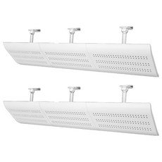 여신 윈드커버 A12507 천장형 에어컨 바람막이 타입B 90 x 20 cm, 2개