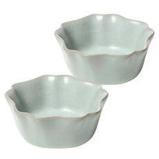 LOHAS Pottery 陸寶 汝窯五瓣皿, 2個, 單品, 綠色