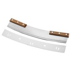 Outset 木柄披薩刀, 1個, 銀色 + 褐色