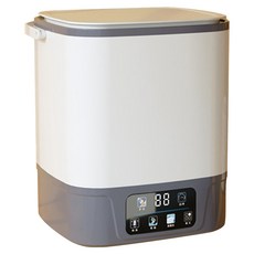 YOGEMDI 迷你全自動洗衣機 單一商品 4kg 10L, 灰色