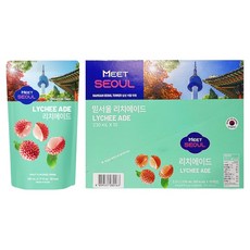 Mid-Seoul 荔枝飲 10入, 1個, 2.3L