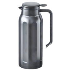 寵物星樂園 真空不鏽鋼內膽保冷保溫壺, 1個, 黑色, 1.5L