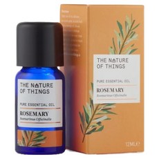 THE NATURE OF THINGS 自然之事 100%有機單方純精油 沁鼻草香/記憶/腦力/專注/防蚊蟲, 1入, 迷迭香, 12ml