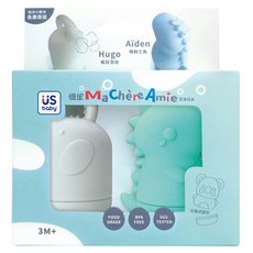 US baby 優生 MA Chère Amie 嬉伴洗澡玩具, 大象 + 變色龍, 1套