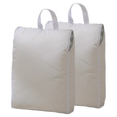 Royhome 方形掛式網狀洗衣袋 中型 30 x 40 x 8 cm, 2個, 白色