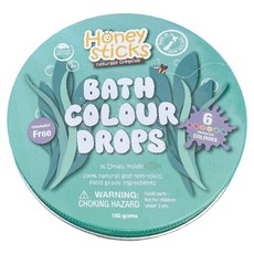 Honeysticks 紐西蘭純天然無毒沐浴樂趣泡澡錠 繽紛泡澡錠6色 兒童專用, 1個, 180g