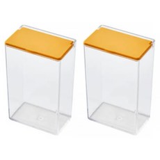 EDISH 廚房磁吸透明收納盒/置物盒, 2個, 顏色隨機