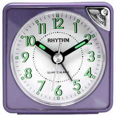 RHYTHM 日本麗聲時計 方塊夜燈鬧鐘, 羅蘭紫