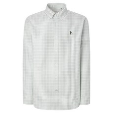 헤지스 남성용 윈도우 체크 면 셔츠