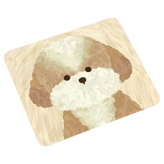 Select For You 防水防塵狗狗滑鼠墊 300 x 250 x 4 mm, 1套, 狗狗09