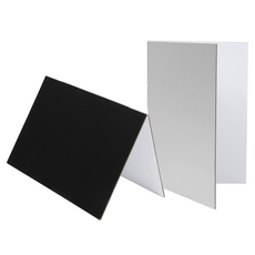 Suremil 實用攝影反光板 A3紙板 黑色 銀色, 2個, 單一商品