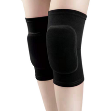 소요상회 요가 헬스 관절 고탄력 무릎보호대 블랙, 1개