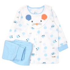 ORGANICMOM 男童印花長袖棉質居家服套組 MFS1EE29