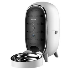 dudupet 寵物視訊餵食器 企鵝款 DU-F01V, 3L, 白色, 1個