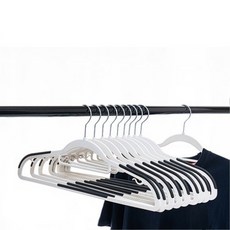 solve living 防滑耐用高級型衣架, 黑色, 20個