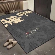 AFAMIC 艾法 開運落塵吸 玄關腳踏墊/水晶絨印花地墊, 喜樂, 1個