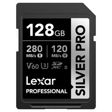 Lexar 雷克沙 Silver Pro SDXC UHS-II 記憶卡, 1個, 128GB