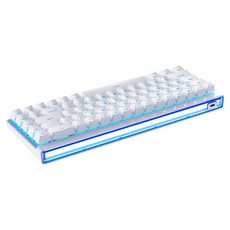 PREFLOW MCHOSE有線8K快速觸發磁吸軸無線鍵盤, 白色, 快銀, Ace68 Air