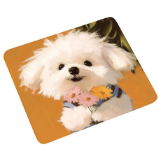 테이아 파스텔톤 귀여운 댕댕이 캐릭터 마우스패드 30 x 25 x 0.2cm, 래글런 강아지 21, 1개