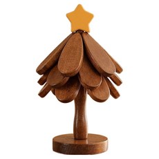 Locus 聖誕樹3層鍋墊, 1個, 木質