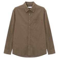 MIND BRIDGE 男士 All Day 牛津布半寬鬆版型棉質襯衫 MZWS6120