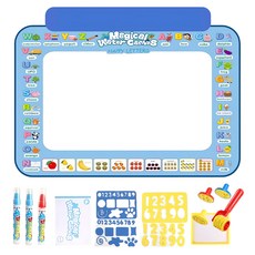 MIMI 嚴選 水畫布套裝 可重複使用 水果字母, 100 x 80cm, 1個