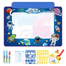 MIMI 嚴選 水畫布套裝 可重複使用 星際太空, 100 x 80cm, 1個