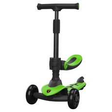 藍寶堅尼兒童滑板車 + 鞍座套組, 1套, 萊姆綠