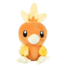 BANPRESTO 景品 精靈寶可夢絨毛玩偶, 1個, 25cm, 火稚雞 橙色