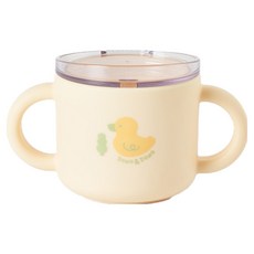 도노도노 유아용 맘마존 자기주도 물컵, 150ml, 1개, 덕키옐로우