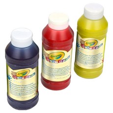 Crayola 繪兒樂 可水洗手指畫顏料3件組 凝膠狀 無氣味 16 OZ, 3個, 453g