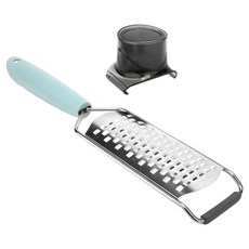 LuigiFerrero Norsk 壓器 + 止滑起司檸檬刨絲器 6mm, 1套, 粉藍色 + 銀色